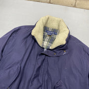 Vintage 90s Navy Nautica Winter Jacket Men's Large