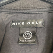Black Nike Golf Windbreaker Pullover 2XL