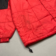 Black and Red Reebok Puffer Jacket Men's XL