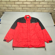 Black and Red Reebok Puffer Jacket Men's XL