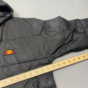 Black Ellesse Puffer Jacket Men's Medium