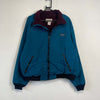 Blue L.L Bean Warm Up Fleece Lined Jacket Vintage Large