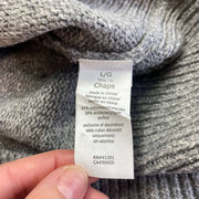 Grey Chaps Ralph Lauren Knit Jumper Sweater Mens Large