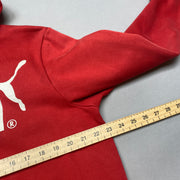 Red Puma Hoodie Men's Large