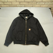 Black Carhartt Reworked Workwear Jacket Men's Large