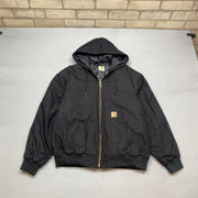 Black Carhartt Reworked Workwear Jacket Men's Large