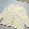 Beige Levi's Fleece Lined Shirt Men's XXL