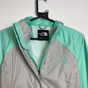 Grey North Face Women's Rain Jacket XS