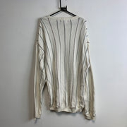 Black and White Chaps Knitwear Sweater Men's XXL