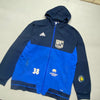 Navy and Blue Adidas Windbreaker Men's XL