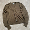 Vintage Brown Izod Knitwear Cardigan Sweater Men's XL