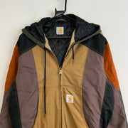 Reworked Multicolour Carhartt Workwear Jacket Men's Large