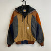 Reworked Carhartt Multicolour Workwear Jacket Men's Large