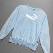 Baby Blue Puma Sweatshirt Men's Small