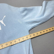 Baby Blue Puma Sweatshirt Men's Small