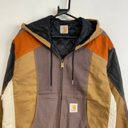 Reworked Multicolour Carhartt Workwear Jacket Men's Large