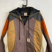 Reworked Multicolour Carhartt Workwear Jacket Men's Large