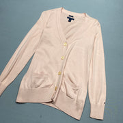 Pink Tommy Hilfiger Cardigan Jumper Women's Medium