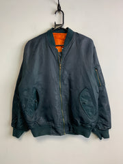 Black MA-1 Bomber Jacket Men's Medium