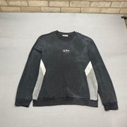 Black and Grey Fila Sweatshirt Women's XXL