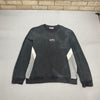 Black and Grey Fila Sweatshirt Women's XXL