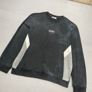 Black and Grey Fila Sweatshirt Women's XXL