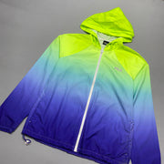 Green and Blue Fila Windbreaker Men's Medium