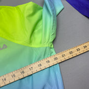 Green and Blue Fila Windbreaker Men's Medium