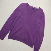 Purple Tommy Hilfiger Jumper Women's Medium