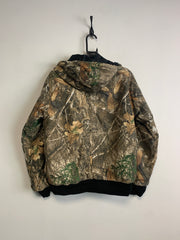 Reworked Carhartt Tree-pattern Jacket Men's Large