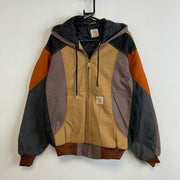 Reworked Multicolour Carhartt Workwear Jacket Men's Large