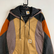 Reworked Multicolour Carhartt Workwear Jacket Men's Large