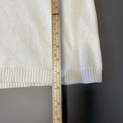 Vintage USA Flag Knit Sweater Jumper Vest Womens Medium