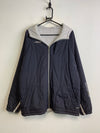 Vintage 90s Navy and White Umbro Reversible Jacket Men's Large