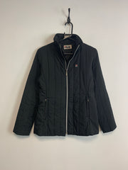 Black FILA Quilted Jacket Men's Small