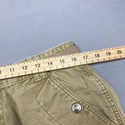 Washed Beige Cargo Workwear Trousers W34