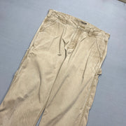 Beige Carhartt Workwear Jeans W34