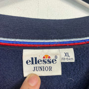 Vintage Navy Ellesse Sweatshirt Youth's XL