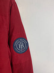 Red Tommy Hilfiger Puffer Jacket Men's Small