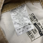 Beige Carhartt Workwear Jeans W34