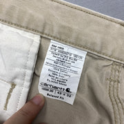 Beige Carhartt Workwear Jeans W42