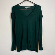 Green Calvin Klein Sweater Knit Womens Medium