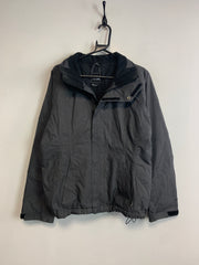 Grey The North Face Raincoat Women's Medium