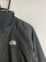 Grey The North Face Raincoat Women's Medium