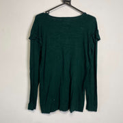 Green Calvin Klein Sweater Knit Womens Medium