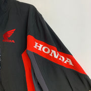 Black and Red Honda Track Jacket Women's Large