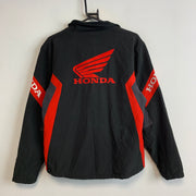 Black and Red Honda Track Jacket Women's Large