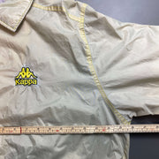 Beige Vintage 90s Kappa Coach Jacket Medium