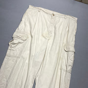 White Dickies Cargo Trousers W38