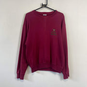 Vintage Burgundy Sergio Tacchini Sweatshirt Small